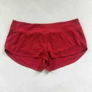 Lululemon Women Speed Up Short 2.5" Dark Red First Release 4-way Low Rise 12